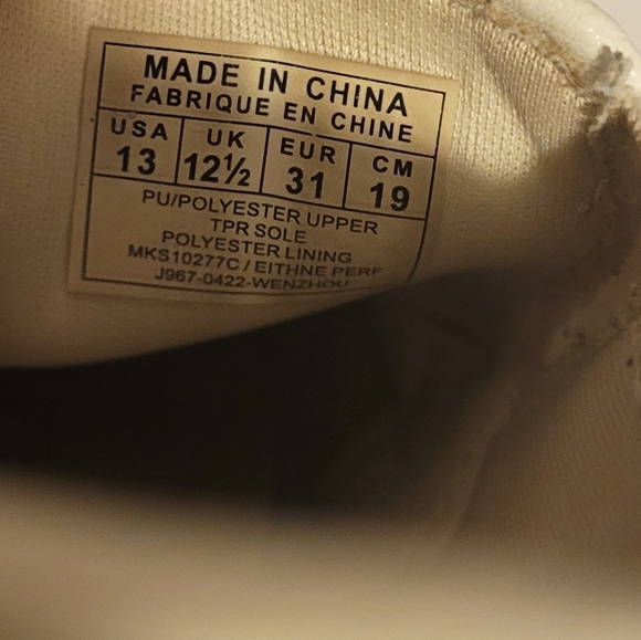 Girls size 13 Michael Kors sneakers - Picture 3 of 3